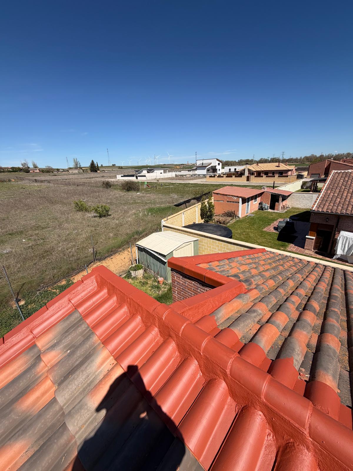 Tejado con vistas al campo de Burgos